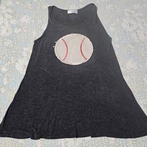 Baseball Applique Boutique Tank Top